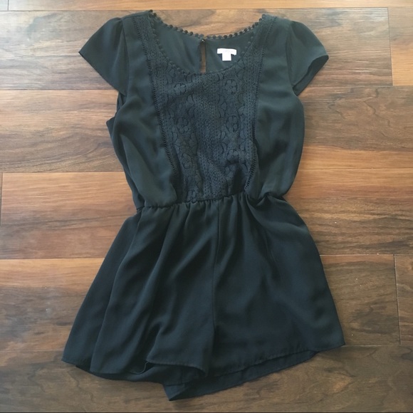 Xhilaration Other - Xhilaration Target Black Romper